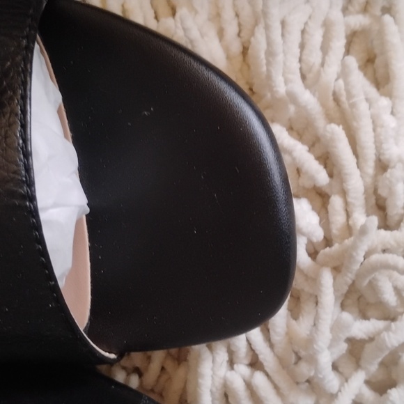 Cole Haan Calli Black Single Band Block Heel Slide Sandals - Picture 12 of 13